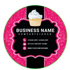 Round-sticker-Design-template PRINT NIU Print Name Card, Mirror Coat Stickers, Flyers, Bill Books & More