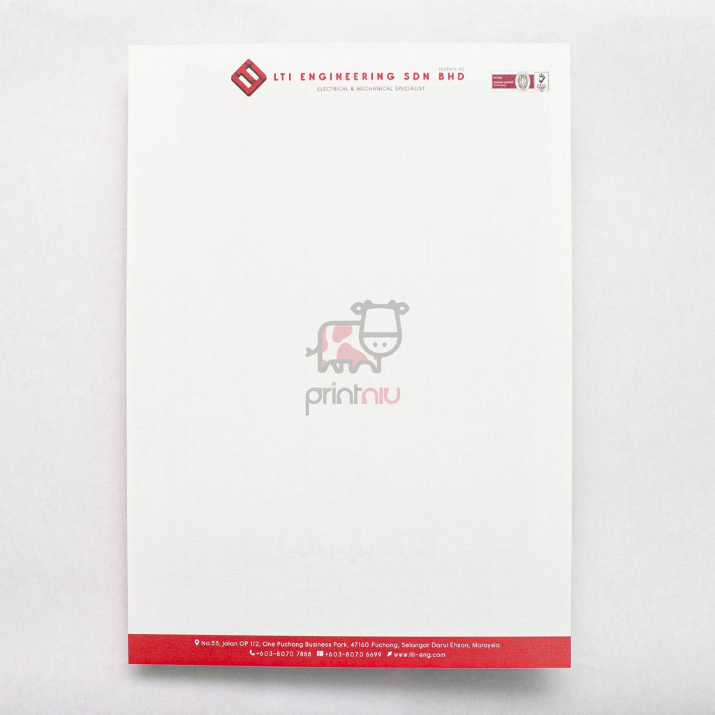 letterhead business name card printing label sticker printing printniu kepong menjalara