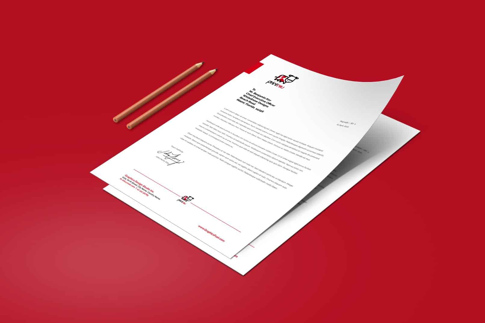 Professional Custom Letterhead Printing for a Unique Business Image