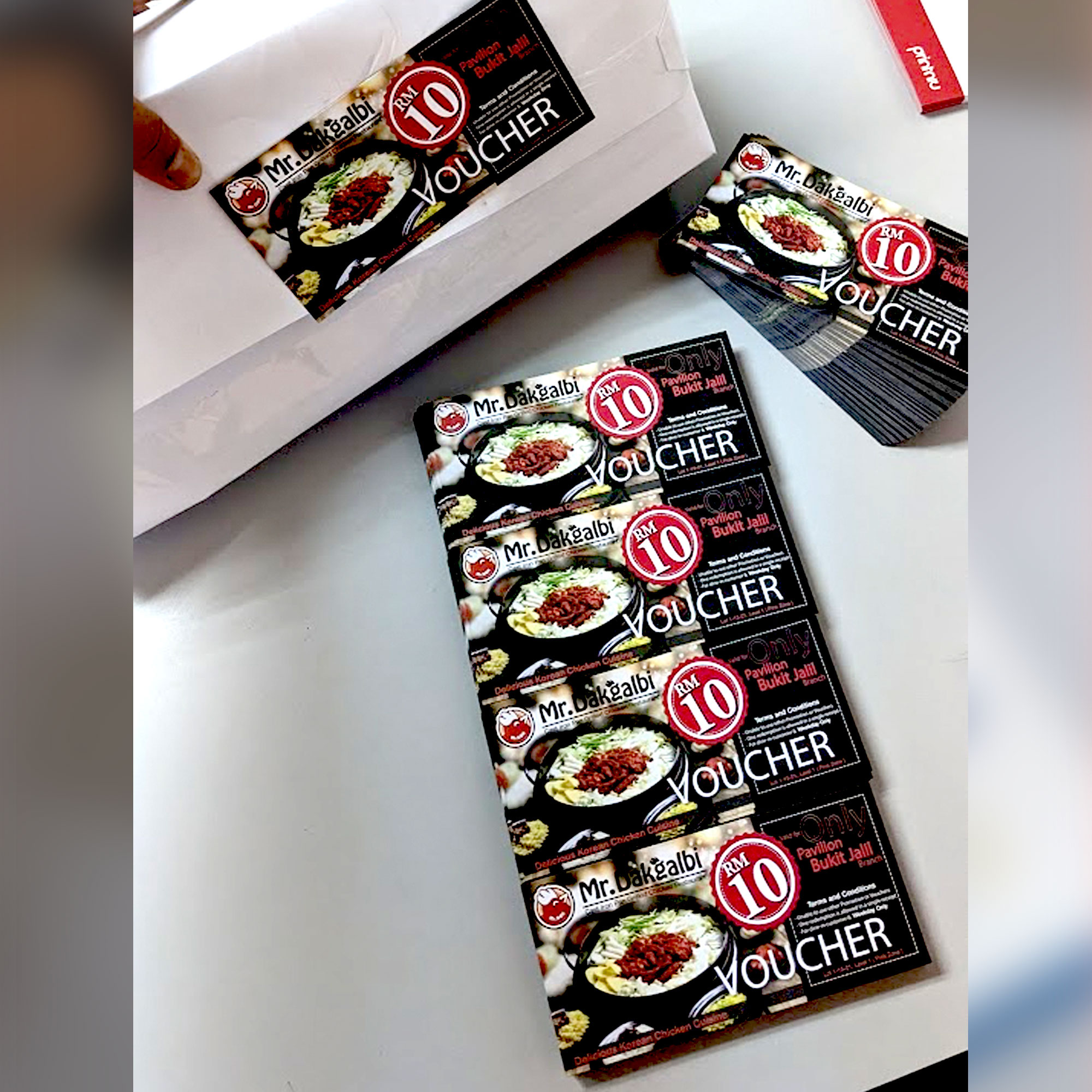 PRINT NIU Print Name Card, Mirror Coat Stickers, Flyers, Bill Books & More