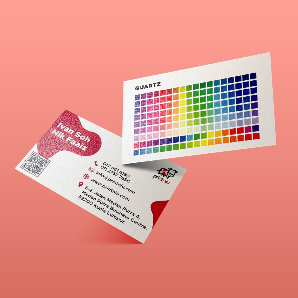 Textured Business Card Premium Business Name Card with Texture PRINT NIU Online Printing Kepong Menjalara Name Card Stickers Label Sticker Bill Book Flyers Poster